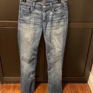 NWOT Women’s 7 for all mankind high waist bootcut jeans size 27.